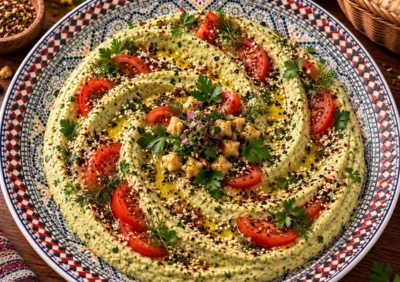 Kräuter Hummus-Dip von Masoud Catering in Freiburg