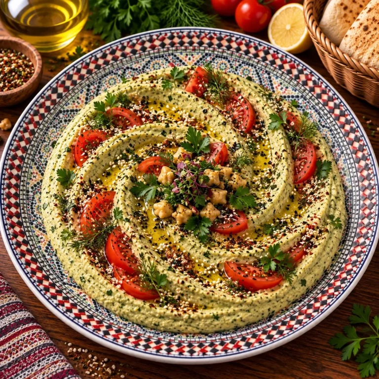 Kräuter Hummus-Dip von Masoud Catering in Freiburg