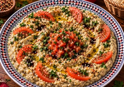 Gerösteter Auberginen-Dip von Masoud Catering in Freiburg
