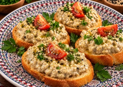 Auberginen-Häppchen von Masoud Catering in Freiburg