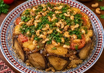 Maqluba mit Gemüse von Masoud Catering in Freiburg
