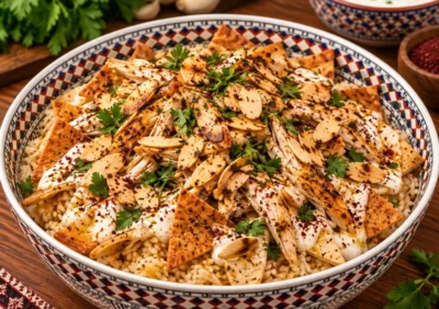 Hähnchen-Fatteh von Masoud Catering in Freiburg