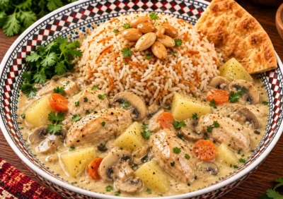Hähnchen in cremiger Pfeffersauce von Masoud Catering in Freiburg