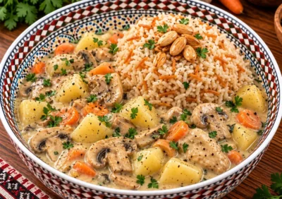 Kartoffeln in cremiger Pfeffersauce von Masoud Catering in Freiburg