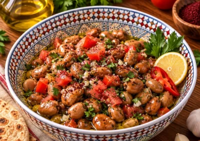 Bohnen mit Olivenöl von Masoud Catering in Freiburg
