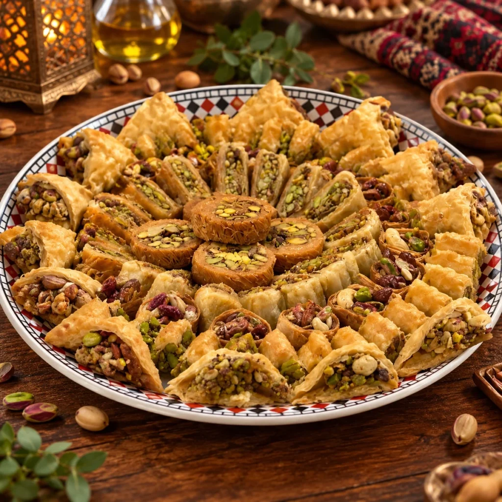 Gemischte syrische Baklava von Masoud Catering in Freiburg