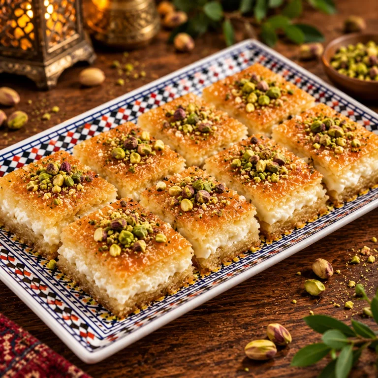 Syrische Namoura mit Sahnecreme von Masoud Catering in Freiburg