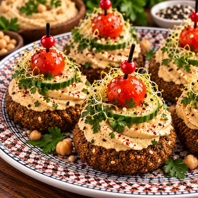 Falafel-Häppchen mit Hummus von Masoud Catering in Freiburg
