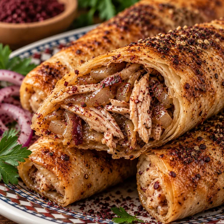 Musakhan-Rolle von Masoud Catering in Freiburg