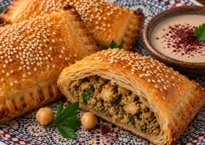 Falafel-Blätterteigtasche von Masoud Catering in Freiburg