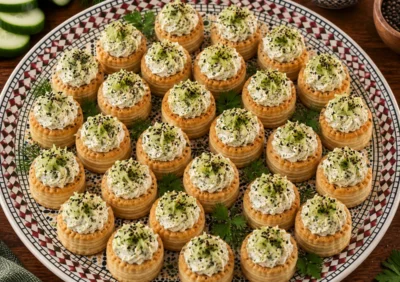 Mini Bouchée Frischkäse-Kräuter von Masoud Catering in Freiburg