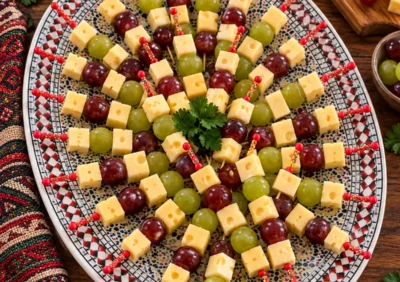 Emmentaler-Trauben-Spieße von Masoud Catering in Freiburg