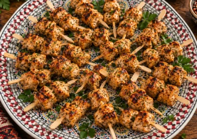 Hähnchen-Spieße von Masoud Catering in Freiburg