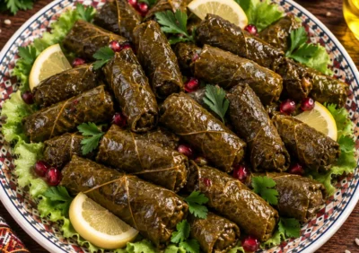 Yalanji (Gefüllte Weinblätter) von Masoud Catering in Freiburg