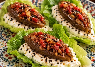 Gefüllte Mini-Aubergine von Masoud Catering in Freiburg