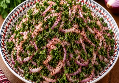 Zwiebelsalat mit Sumach von Masoud Catering in Freiburg